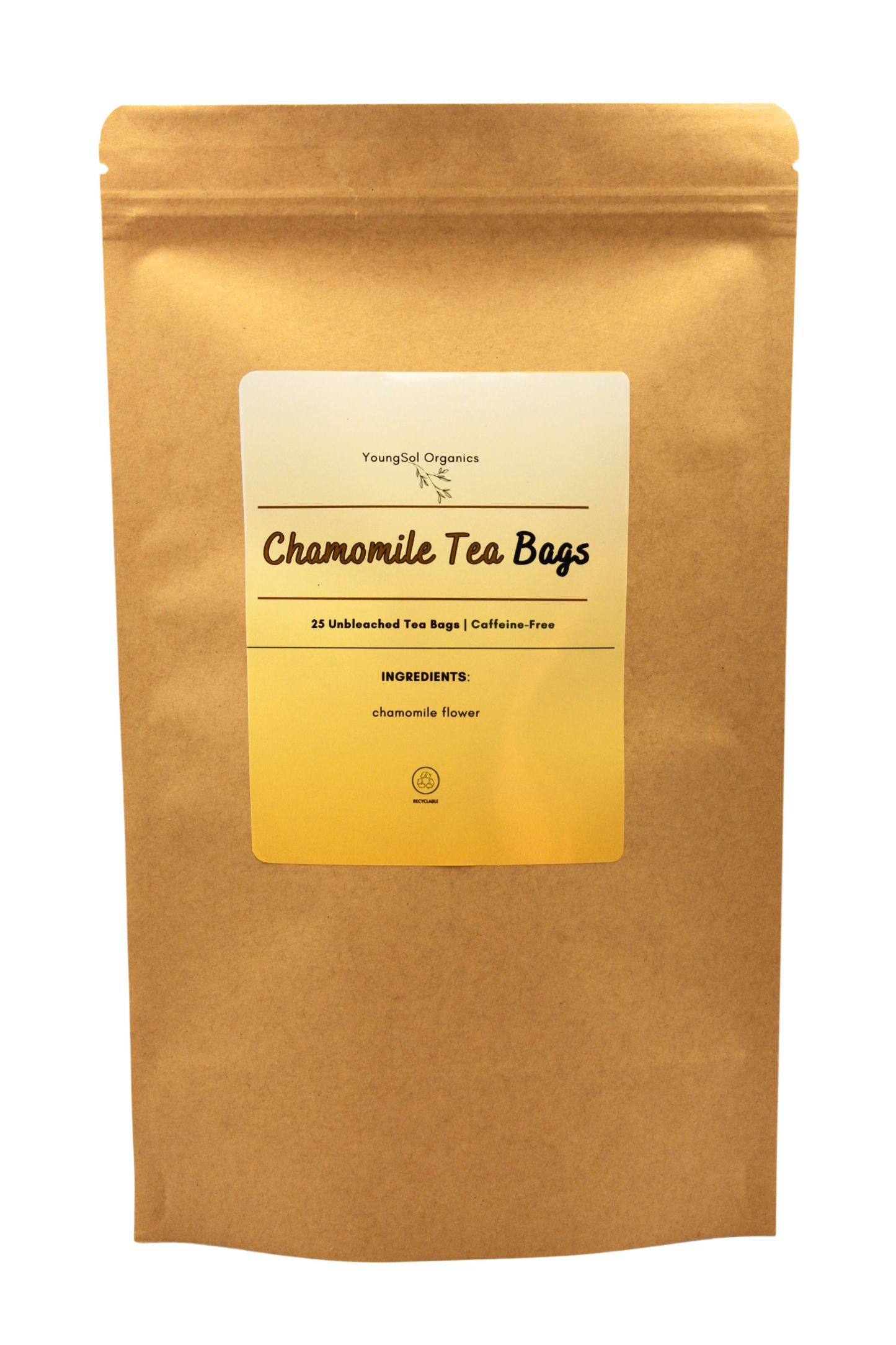 Bolsitas de té de manzanilla